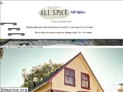 Sites similar to allspicerestaurant.com