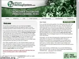 Sites similar to allsportsbettingsystem.com