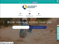 Sites similar to allsportspodiatry.com.au
