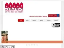 Sites similar to allstarfencestl.com