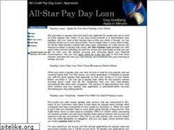 Sites similar to allstarpaydayloan.com