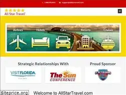 Sites similar to allstartravel.com