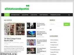 Sites similar to allstatusandquotes.in