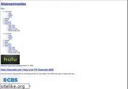 Sites similar to allstreamingsites.com