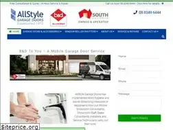 Sites similar to allstylegaragedoors.com.au