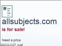 Sites similar to allsubjects.com