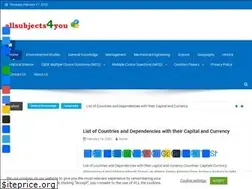 Sites similar to allsubjects4you.com