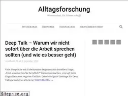 Sites similar to alltagsforschung.de