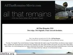 Sites similar to allthatremains-movie.com