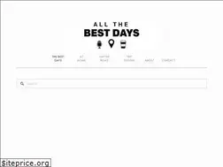 Sites similar to allthebestdays.com