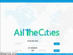 Sites similar to allthecities.com