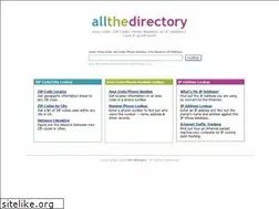 Sites similar to allthedirectory.com