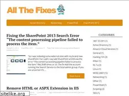 Sites similar to allthefixes.com