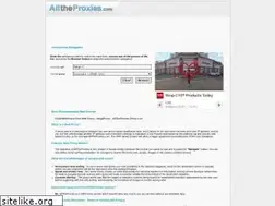 Sites similar to alltheproxies.com