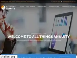 Sites similar to allthingsannuity.com