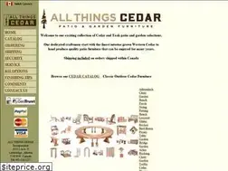 Sites similar to allthingscedar.ca