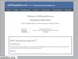 Sites similar to allthingsdata.com