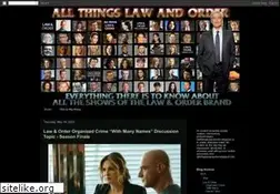 Sites similar to allthingslawandorder.blogspot.com