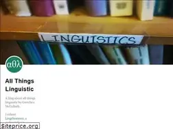 Sites similar to allthingslinguistic.com