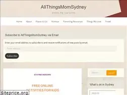 Sites similar to allthingsmomsydney.com