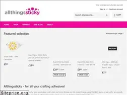 Sites similar to allthingssticky.com