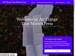 Sites similar to allthingsthatmatterpress.com