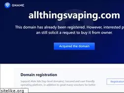Sites similar to allthingsvaping.com