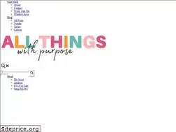 Sites similar to allthingswithpurpose.com
