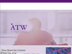 Sites similar to allthingswritingllc.com
