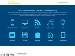 Sites similar to alltomabonnemang.se