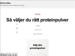 Sites similar to alltomhalsa.com