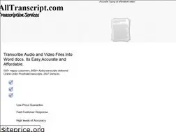 Sites similar to alltranscript.com