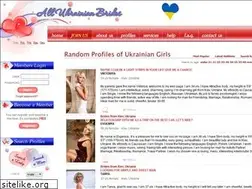 Sites similar to allukrainianbrides.com