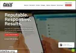 Sites similar to alluneedpest.com