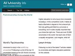 Sites similar to alluniversity.info