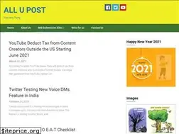 Sites similar to allupost.com