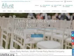 Sites similar to allurepartyrentals.com