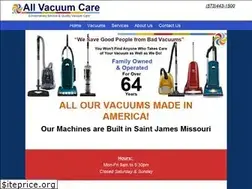 Sites similar to allvacuumcare.com