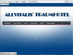 Sites similar to allvitalis-traumhotel.de