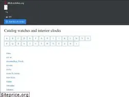 Sites similar to allwatches.org