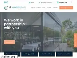 Sites similar to allweatherblinds.com.au