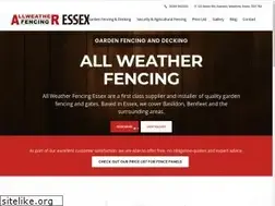 Sites similar to allweatherfencing.com