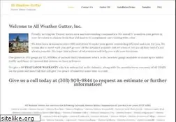 Sites similar to allweathergutter.com