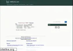 Sites similar to allwords.com