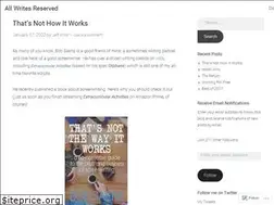 Sites similar to allwritesreserved.com