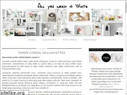 Sites similar to allyouneediswhite.com