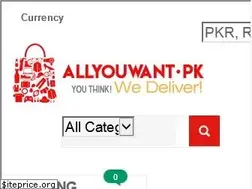 Sites similar to allyouwant.pk