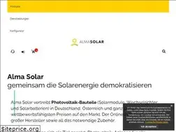Sites similar to alma-solarshop.de