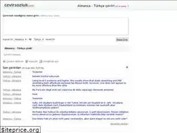 Sites similar to almanca-turkce.cevirsozluk.com