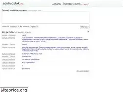 Sites similar to almanca.cevirsozluk.com